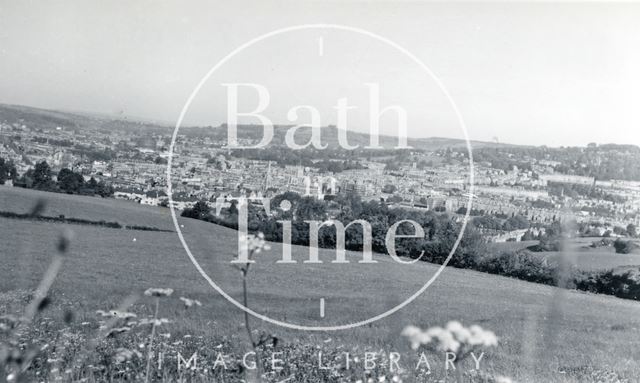 Bath from Widcombe Hill, Bath 1957