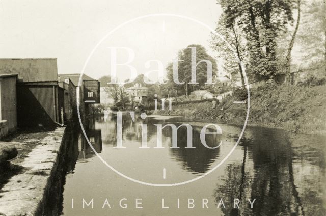 Kennet and Avon Canal, Sydney Wharf, Bath 1958