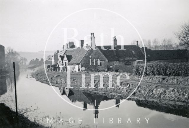 The George Inn and the Kennet and Avon Canal, Bathampton 1948