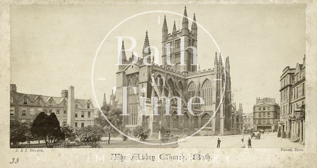 Bath Abbey from Orange Grove c.1865