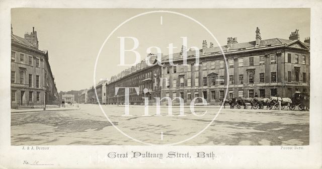 Great Pulteney Street, Bath c.1865