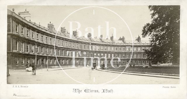 The Circus, Bath c.1865