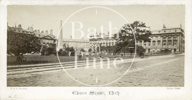 Queen Square, Bath c.1865