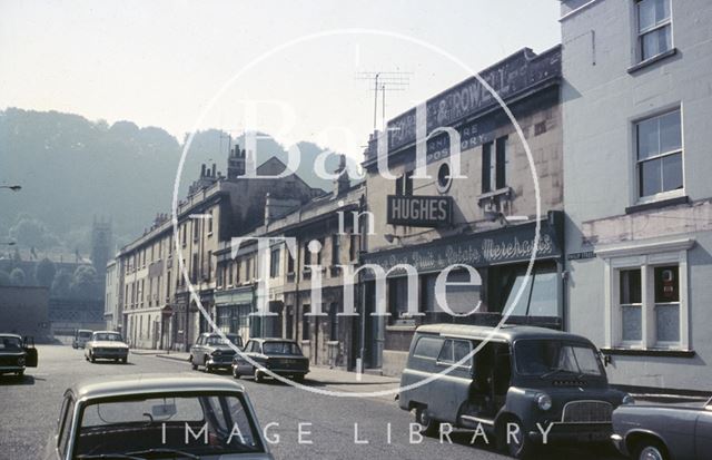 Hughes Brothers, fruit and potato merchants, Newark Street, Bath c.1968