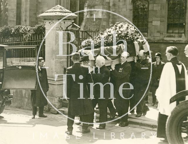 Alderman Major General Bradshaw's Funeral in Bath 1929