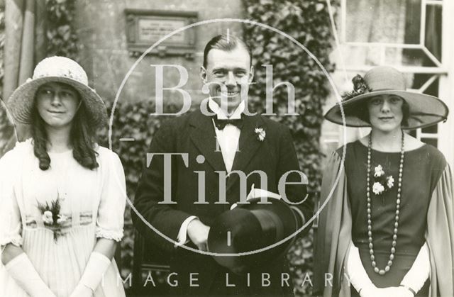 Unveiling of a Plaque to Rajah Brooke at 1, Widcombe Crescent, Bath 1923