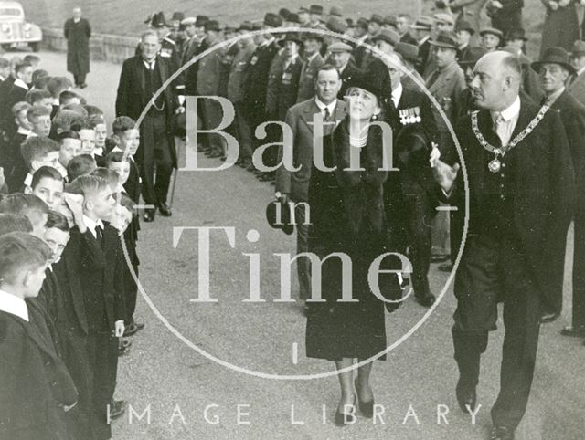 Visit of the Duchess of Kent to Bath 1938