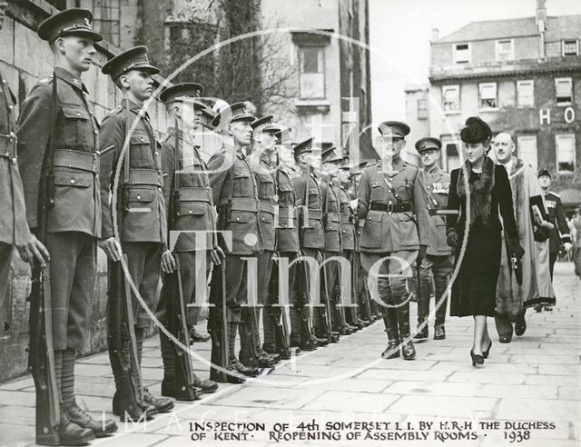 Visit of the Duchess of Kent to Bath 1938