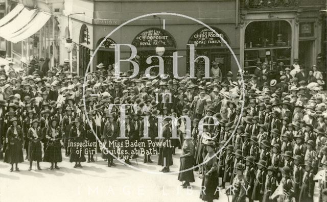 Visit of Miss Baden-Powell to Bath 1916