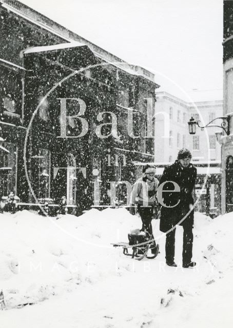 Heavy snow in the winter of 1962-1963, Bath 1963