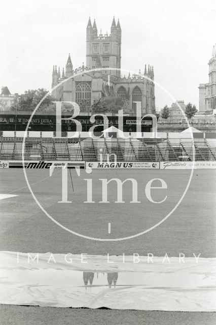 View of Bath Abbey from the Recreation Ground 1991