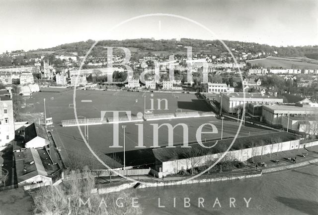 View of the Recreation Ground, Bath 1991