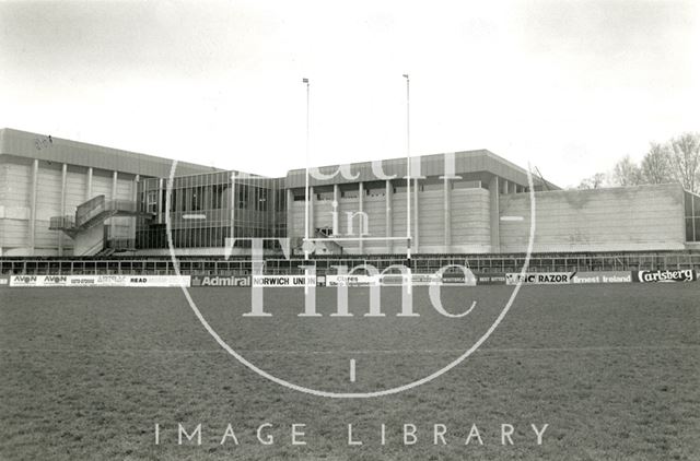 Bath Sports Centre, viewed from the Recreation Ground 1991