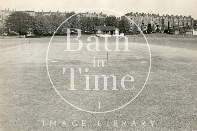 The cricket square on the Recreation Ground, Bath c.1970