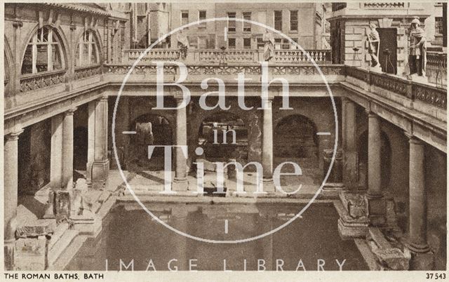 The Roman Great Bath, Bath c.1930