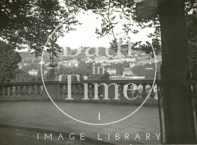 View from Grand Parade, looking towards the Recreation Ground, Bath c.1940?