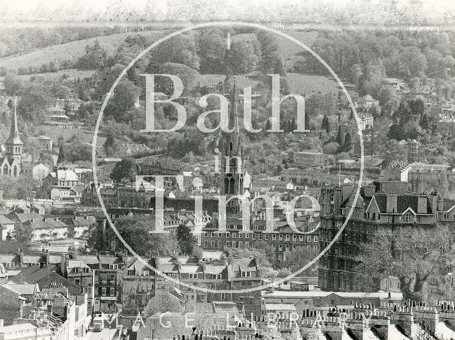 View from Camden Crescent, Bath 1976