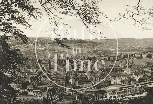 View of Bath from Beechen Cliff c.1910