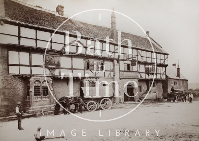 The George Inn, Norton St. Philip, Somerset c.1890