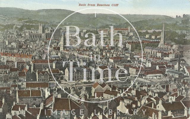 View of Bath from Beechen Cliff c.1910