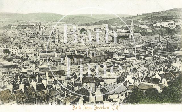 View of Bath from Beechen Cliff c.1910