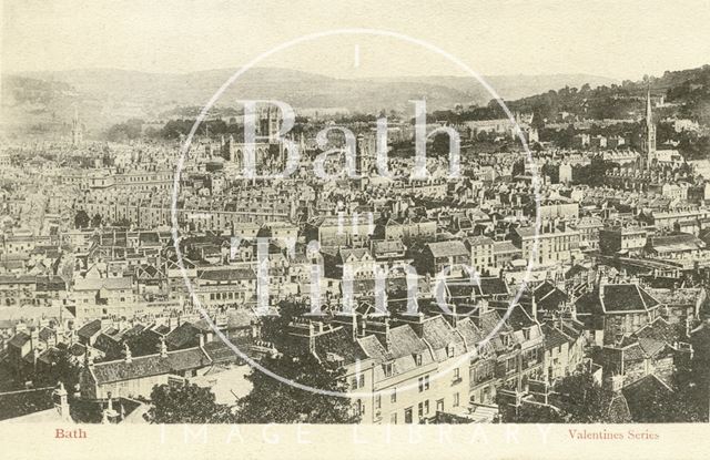 View of Bath from Beechen Cliff c.1905