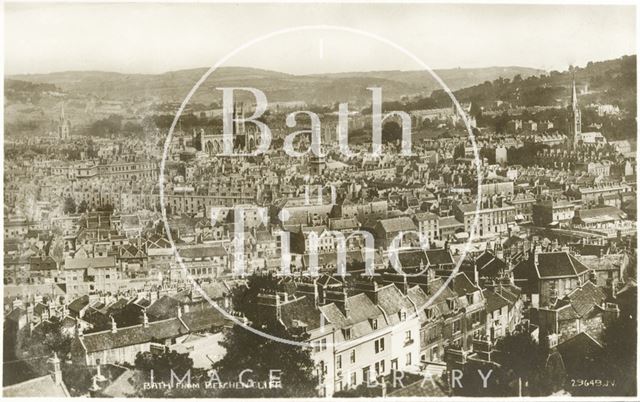 View of Bath from Beechen Cliff c.1905