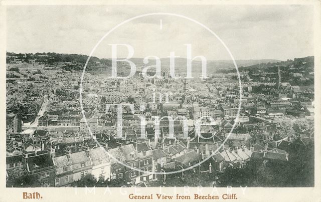 View of Bath from Beechen Cliff c.1905