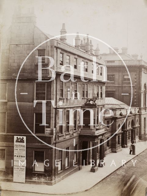 The White Lion Inn, High Street, Bath 1893