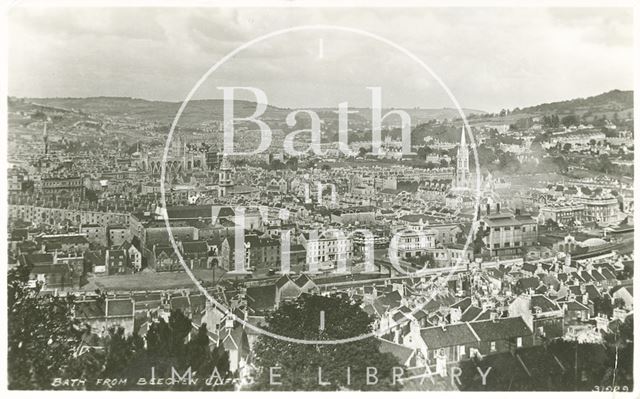 View of Bath from Beechen Cliff c.1935