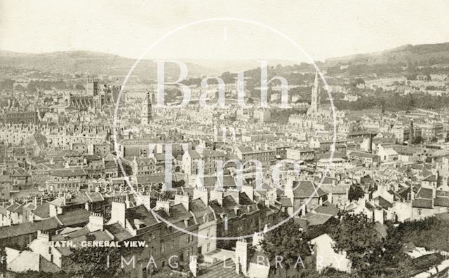 View of Bath from Beechen Cliff c.1905