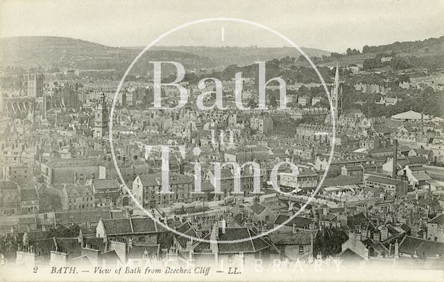 View of Bath from Beechen Cliff c.1905