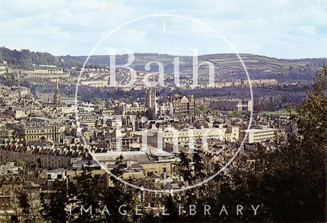 View of Bath from Beechen Cliff c.1960