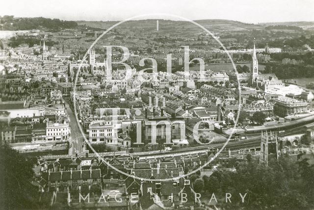 View of Southgate, Bath from Beechen Cliff c.1930