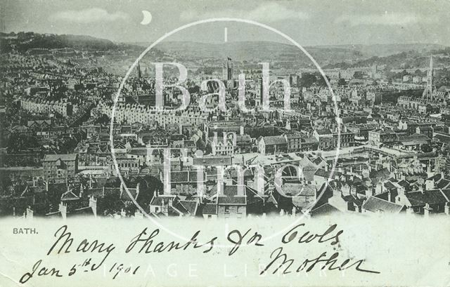 View of Bath from Beechen Cliff c.1901