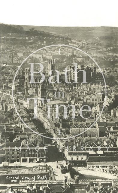 View of Bath from Beechen Cliff c.1910