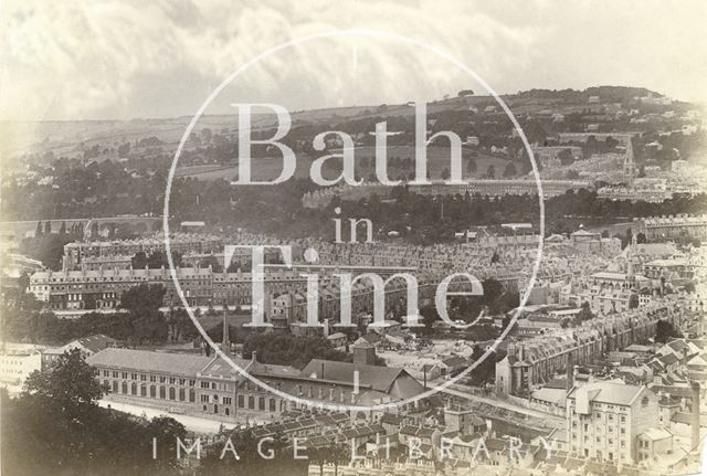 View of Bath from Beechen Cliff c.1895