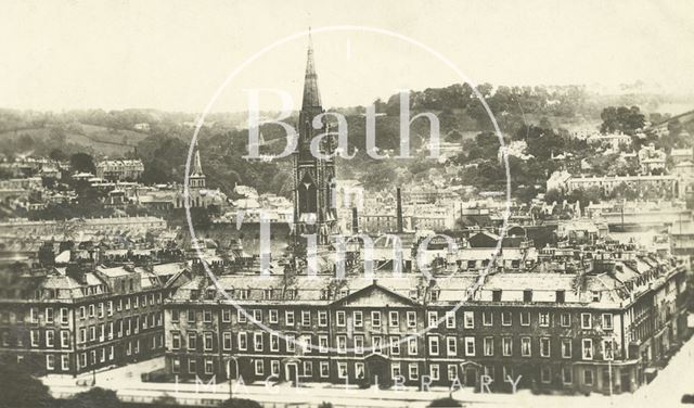 View of North Parade from the Empire Hotel, Bath c.1912