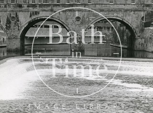 Pulteney weir and bridge, Bath 1973