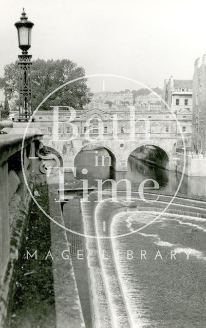 Pulteney weir and bridge, Bath c.1975