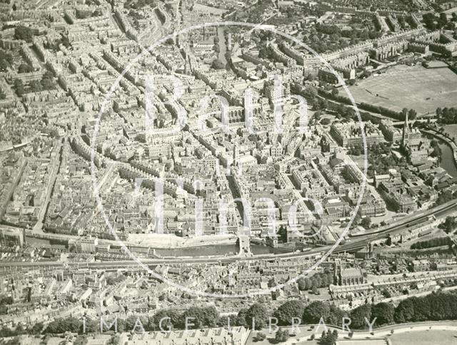 Aerial view of Bath 1930