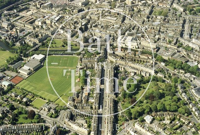 Aerial view of Bath 1991