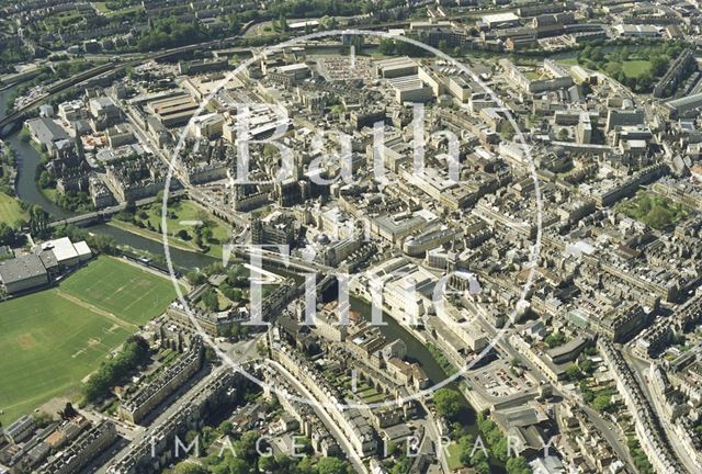 Aerial view of Bath 1991