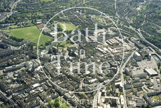 Aerial view of Bath 1991