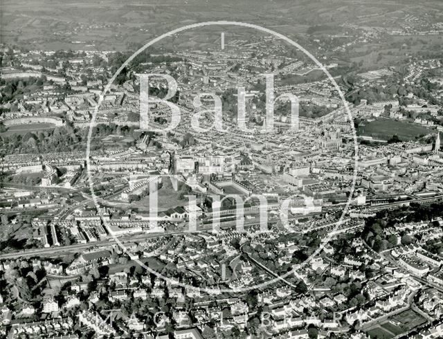 Aerial view of Bath 1971