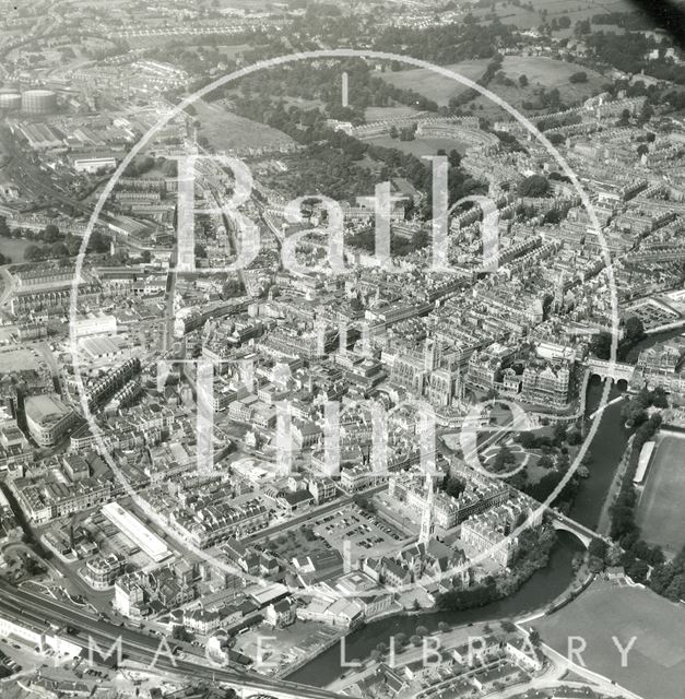 Aerial view of Bath c.1960