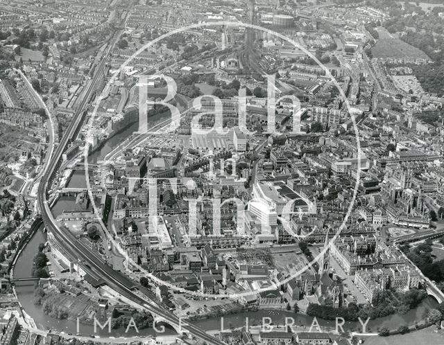 Aerial view of Bath 1964