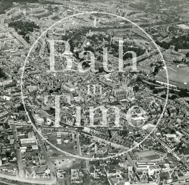 Aerial view of Bath 1957