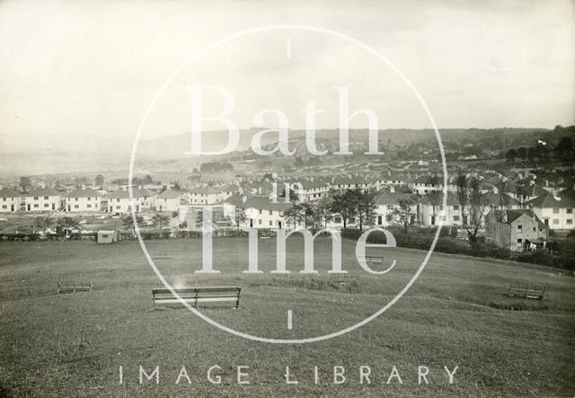 View of Roundhill Grove from the Southdown Roundhill, Bath c.1950? 