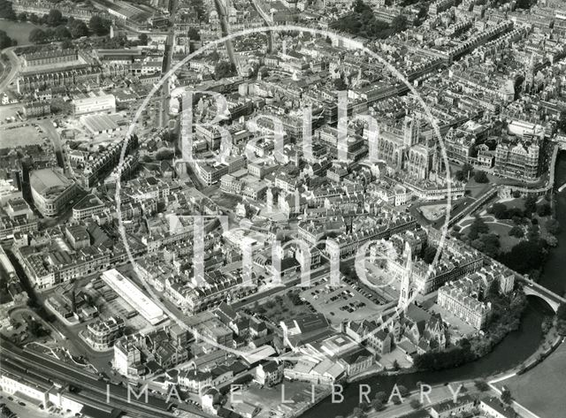 Aerial view of Bath 1960 - detail